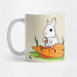 Halloween Rabbit Carrot Mug